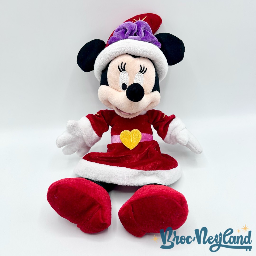 Peluche-Minnie-Mouse-Noël-20ème-anniversaire-Disneyland-Paris-20-ans-Disney-rouge-32-cm (1)