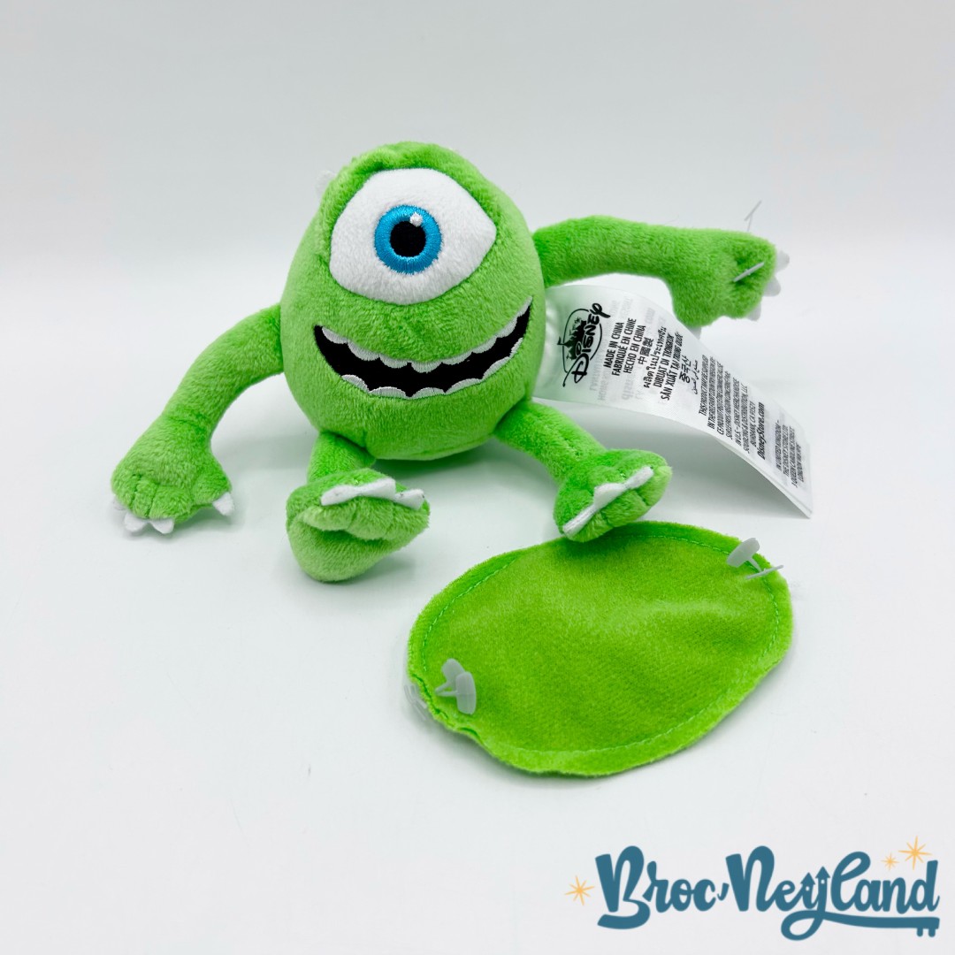 Peluche-épaule-Bob-Razowski-Disney-Parks-Disneyland-Monstres-et-Cie-vert-peluche-aimantée-10-cm (3)