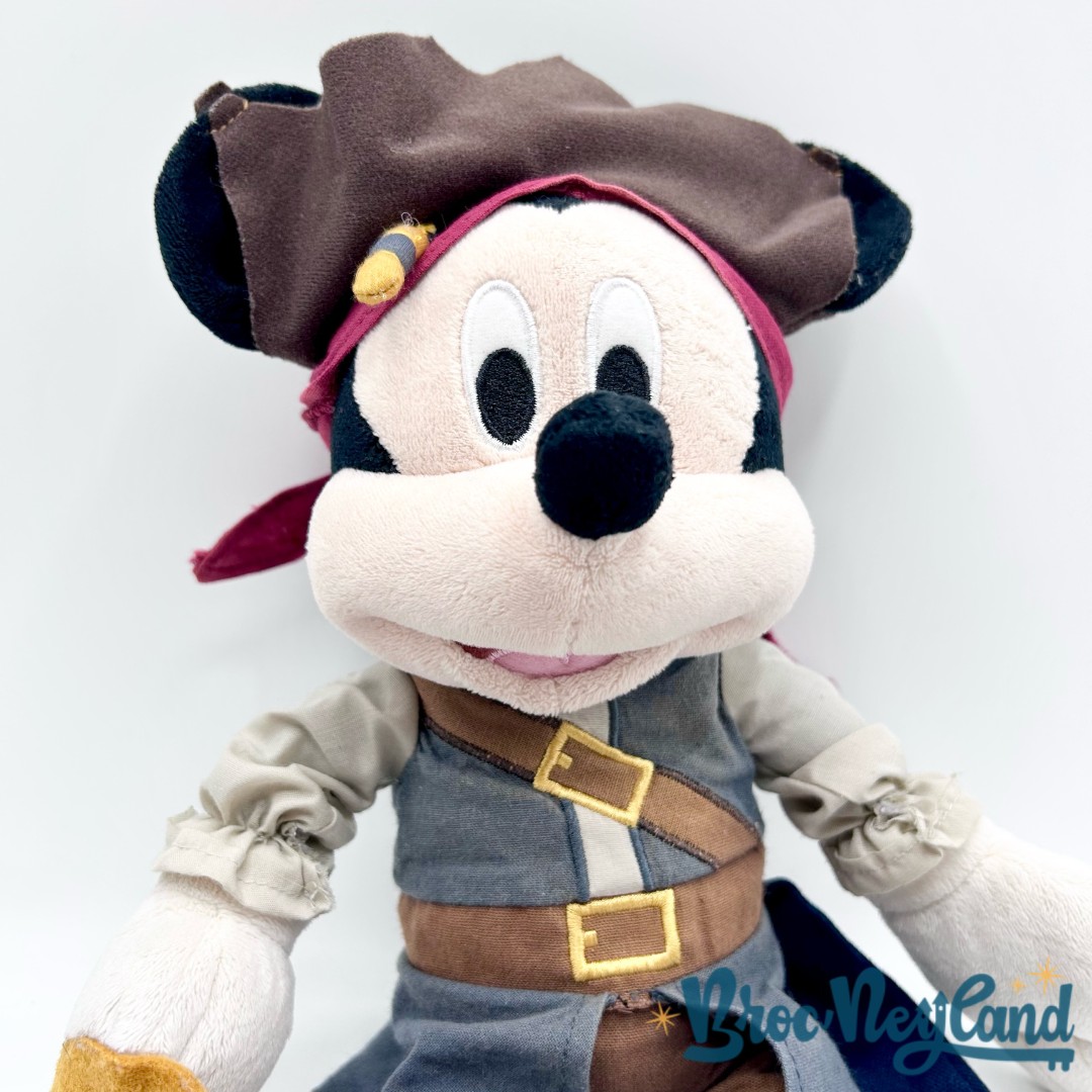 Peluche-Mickey-Mouse-Pirate-Jack-Sparrow-Disney-Parks-2020-Disneyland-marron-36-cm (2)