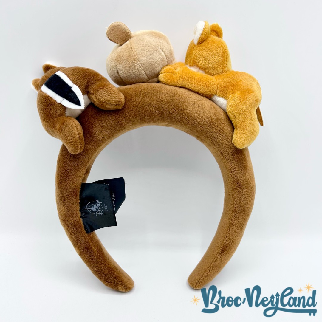 Serre-tête-Oreilles-Tic-et-Tac-peluche-Disney-Parks-2024-ears-marron-noisette (6)
