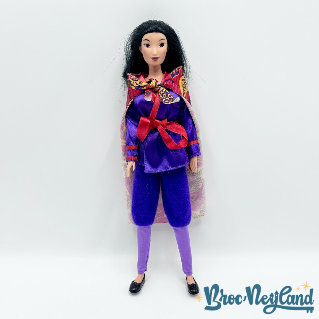 Poupée-Mulan-Secret-Hero-Disney-Mattel-1997-vintage-princesse-violet (1)