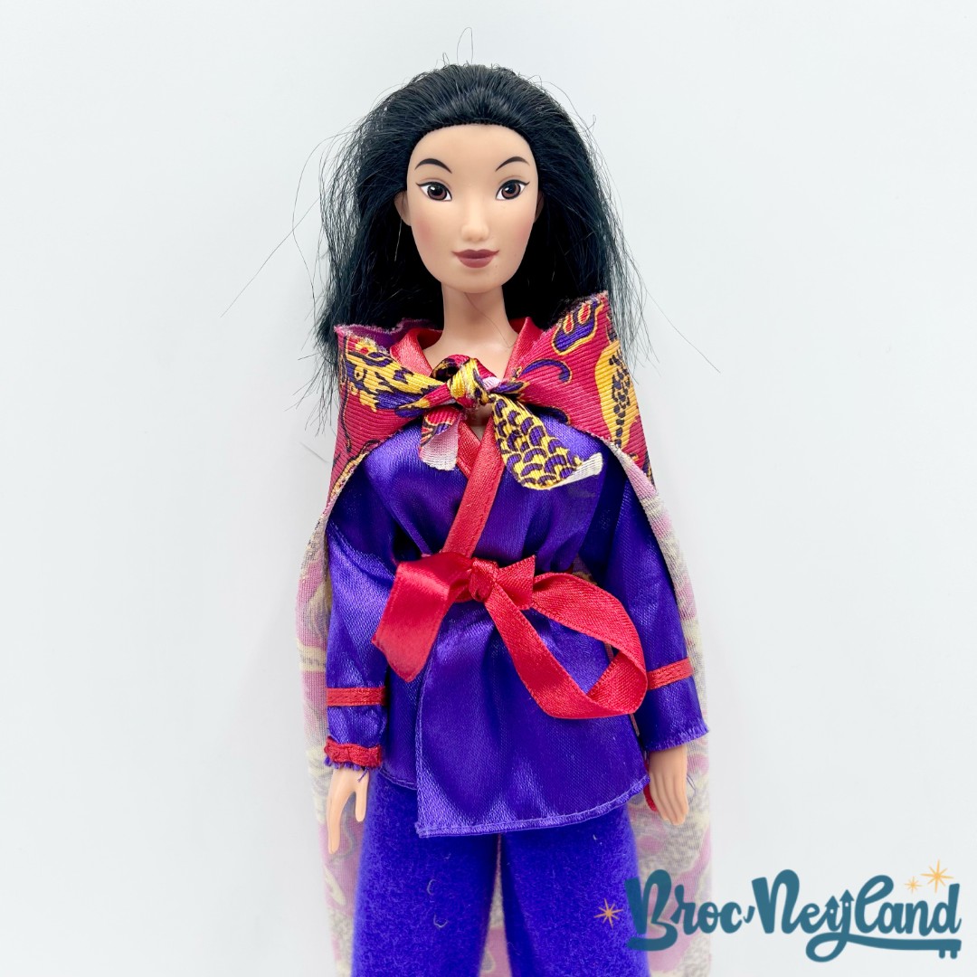 Poupée-Mulan-Secret-Hero-Disney-Mattel-1997-vintage-princesse-violet (2)