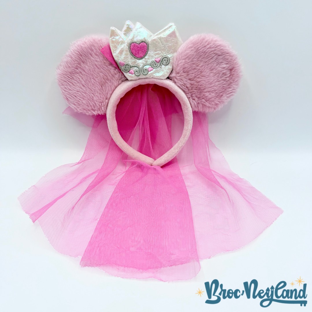 Serre-tête-Oreilles-Minnie-Mouse-couronne-Disneyland-Paris-ears-Disney-voile-rose (4)