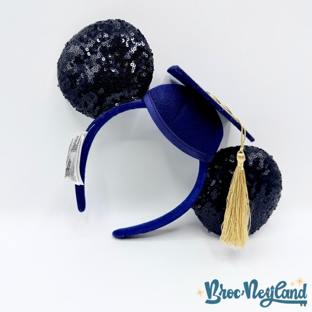 Serre-tête-Oreilles-Mickey-Mouse-Diplôme-Disney-Parks-ears-Class-of-2019-Graduation-sequins (1)