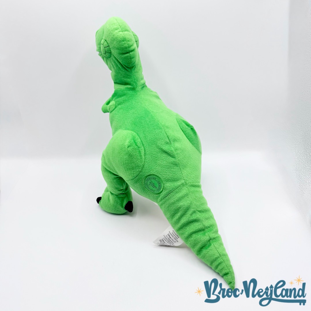 Peluche-Rex-Toy-Story-Disney-Store-2013-dinosaure-vert-écusson-35-cm (6)