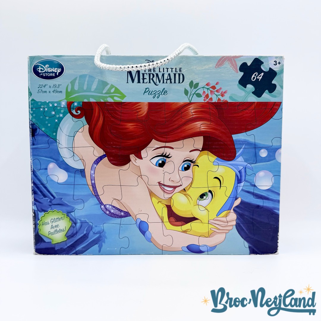 Puzzle-64-pièces-La-Petite-Sirène-Disney-Store-2016-paillettes (2)