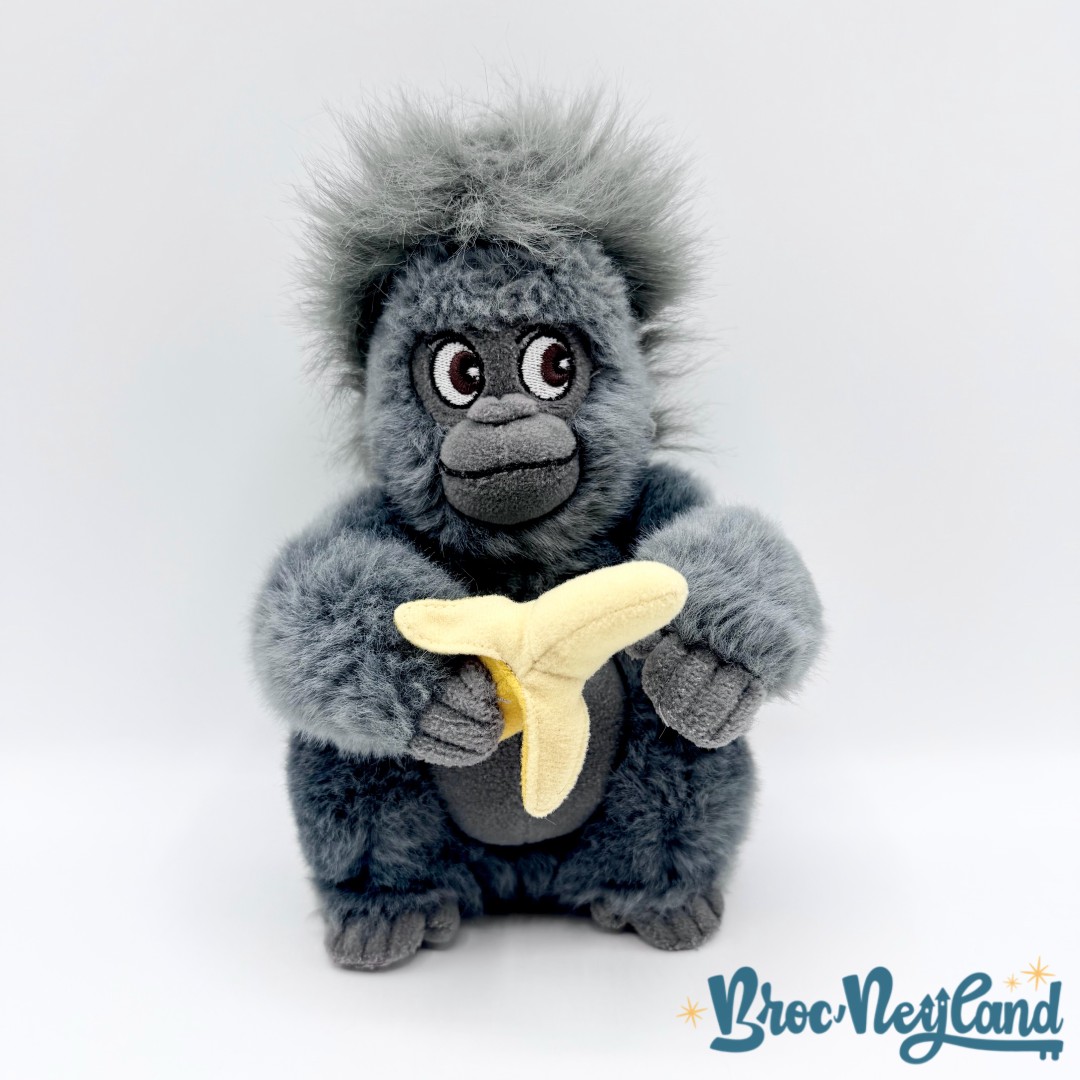 Peluche-Tok-banane-singe-Tarzan-Disneyland-Disney-Terk-gris-20-cm (3)