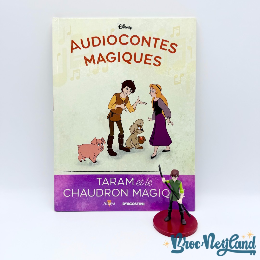 Livre-Audiocontes-Magiques-Taram-et-le-Chaudron-Magique-Disney-Altaya-encyclopédie-figurine (3)