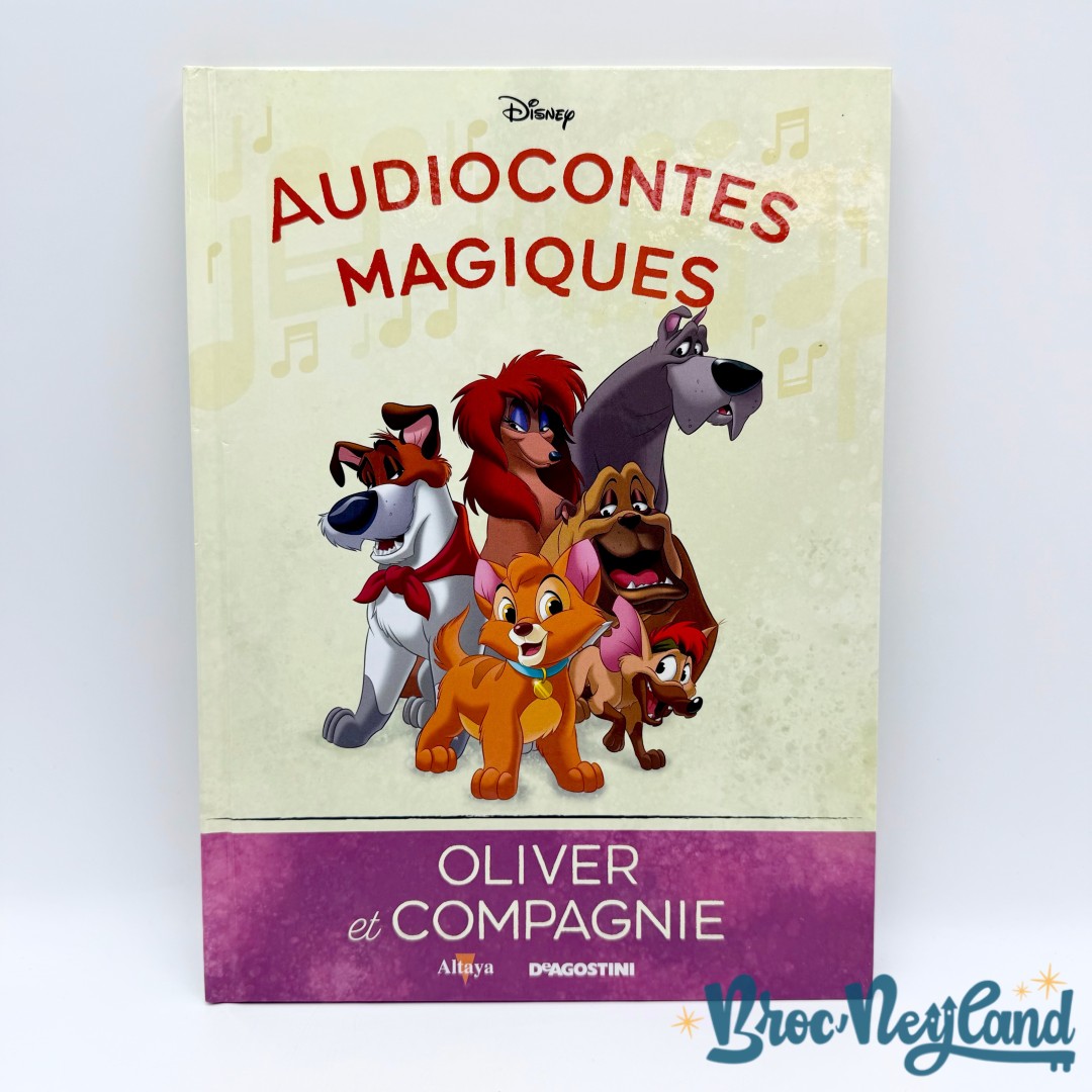 Livre-Audiocontes-Magiques-Oliver-et-Compagnie-Disney-Altaya-encyclopédie-figurine (1)
