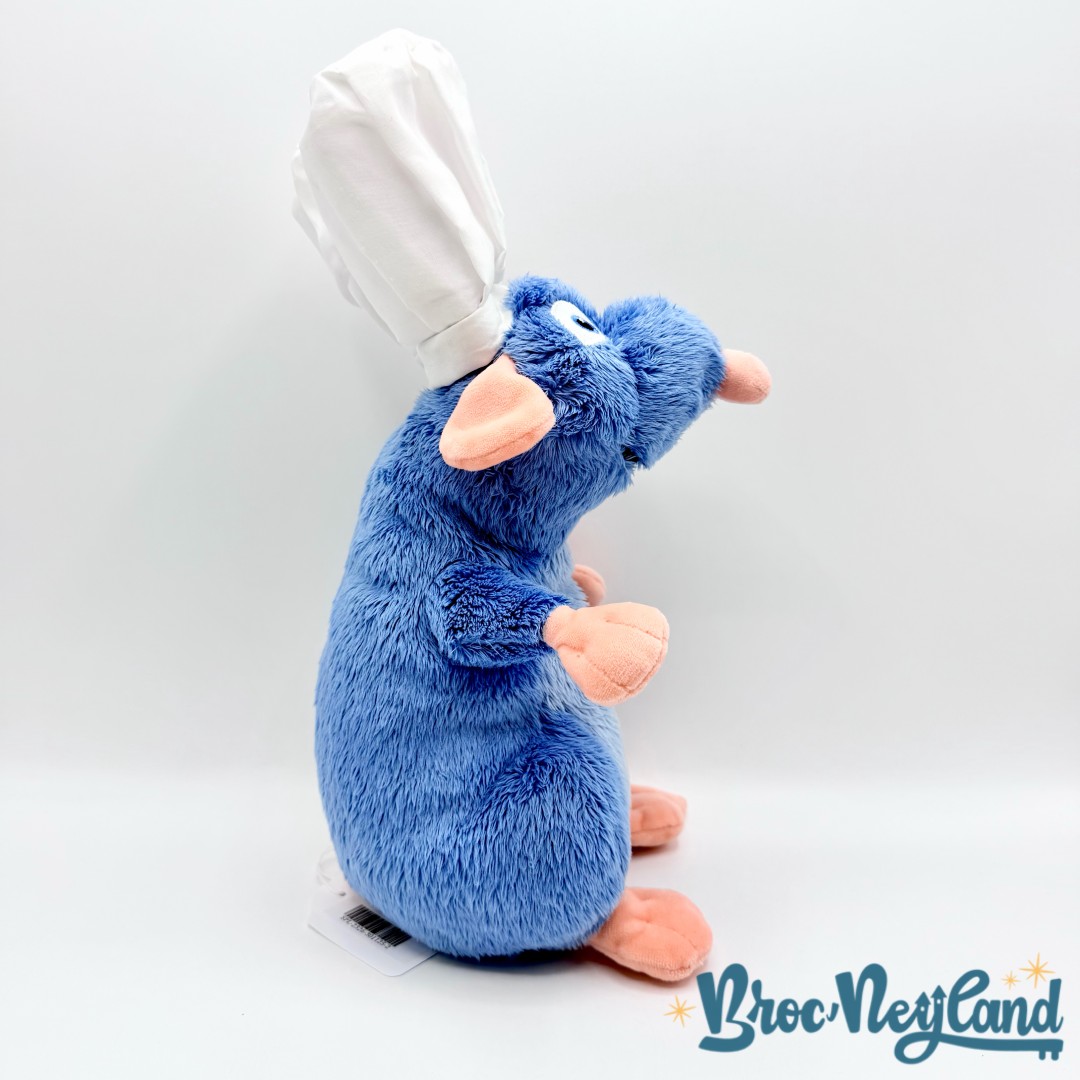 Peluche-Rémy-toque-Ratatouille-Disney-rat-bleu-cuisinier-35-cm (5)