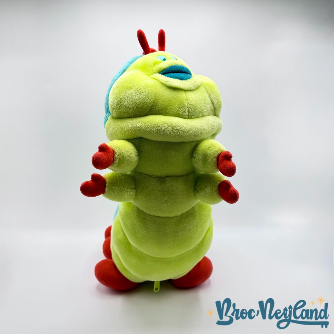Peluche-Range-Pyjama-Heimlich-1001-Pattes-Disney-Jemini-vintage-chenille-verte-44-cm (5)
