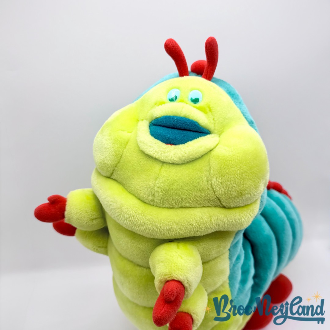 Peluche-Range-Pyjama-Heimlich-1001-Pattes-Disney-Jemini-vintage-chenille-verte-44-cm (6)
