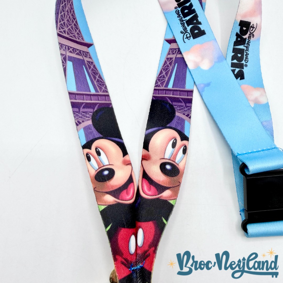 Lanière-Pins-Mickey-Minnie-Tour-Eiffel-Disneyland-Disney-ville-Paris-bleu-cordon-tour-de-cou (1)