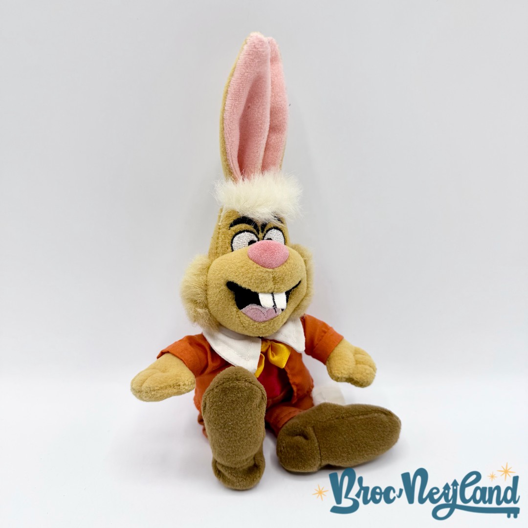 Peluche-Lièvre-de-Mars-Disney-Store-Alice-au-pays-des-merveilles-lapin-vintage-25-cm (3)