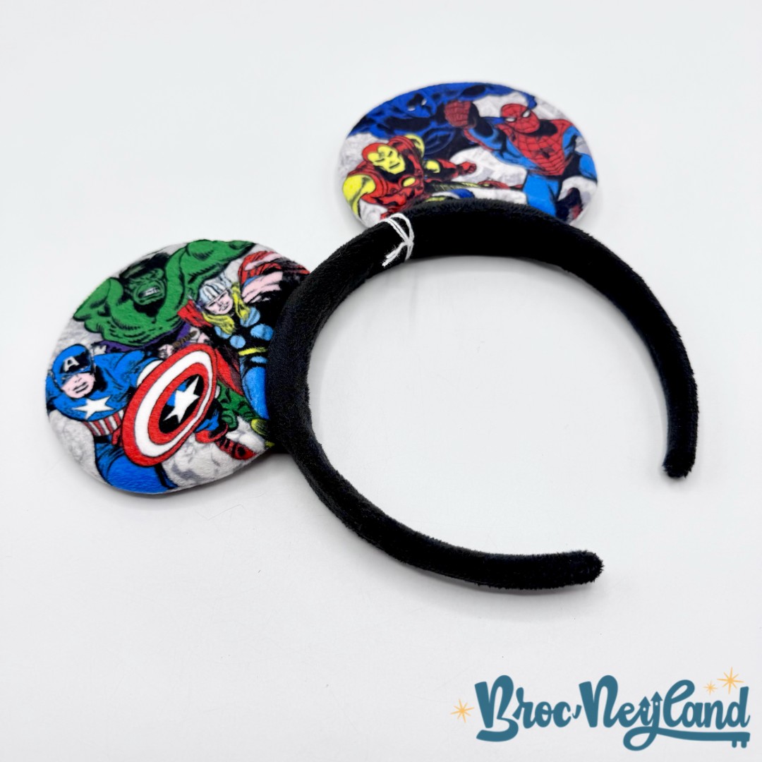 Serre-tête-Oreilles-Mickey-Marvel-comics-Disneyland-2018-Disney-ears-super-héros (6)