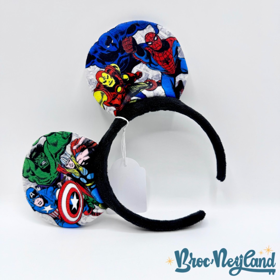 Serre-tête-Oreilles-Mickey-Marvel-comics-Disneyland-2018-Disney-ears-super-héros (2)