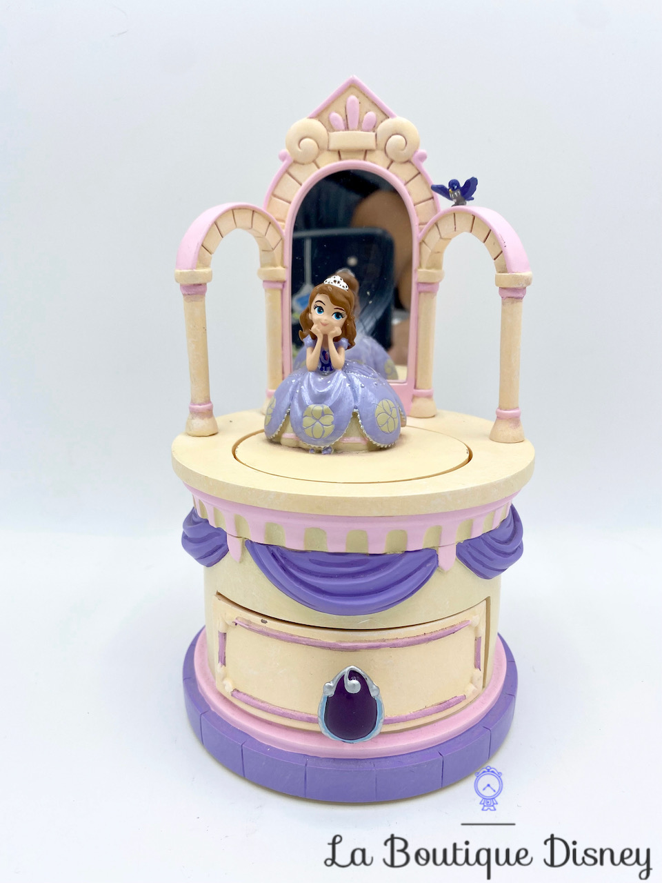 boite-bijoux-princesse-sofia-disney-store-résine-oiseau-miroir-violet-0