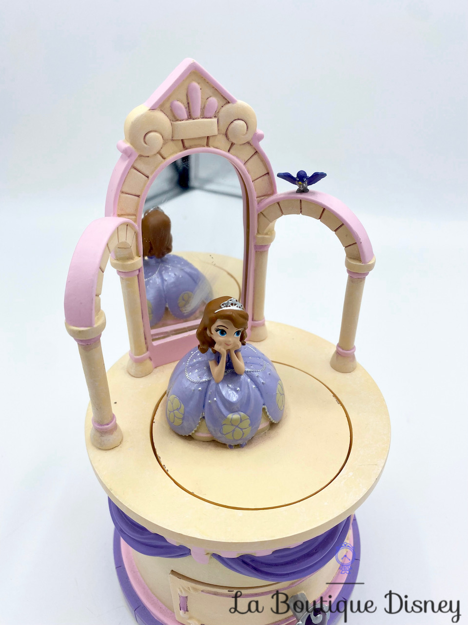 boite-bijoux-princesse-sofia-disney-store-résine-oiseau-miroir-violet-2