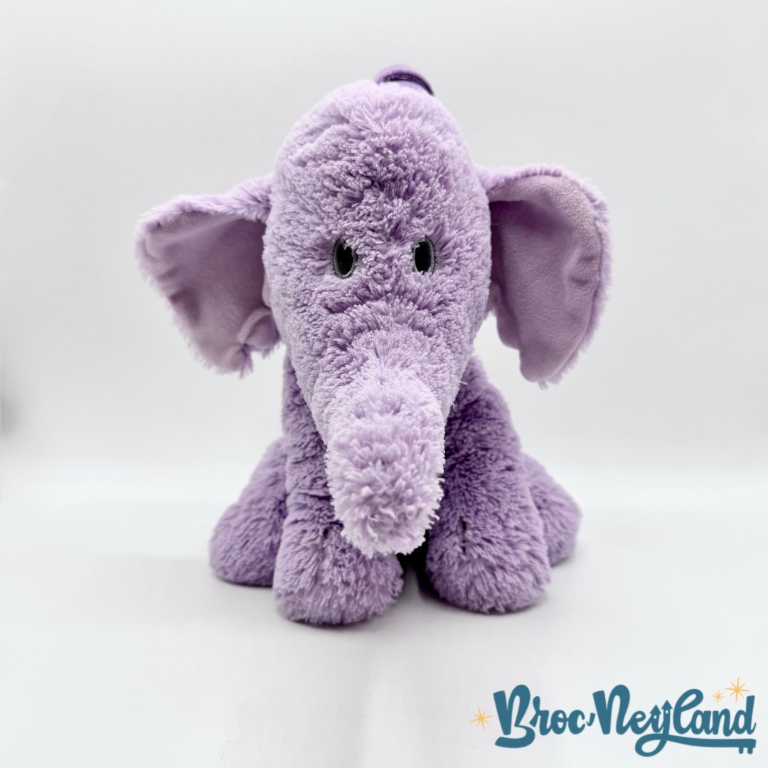 Peluche-Lumpy-éfélant-Disney-Store-Winnie-ourson-éléphant-violet-écusson-32-cm (2)