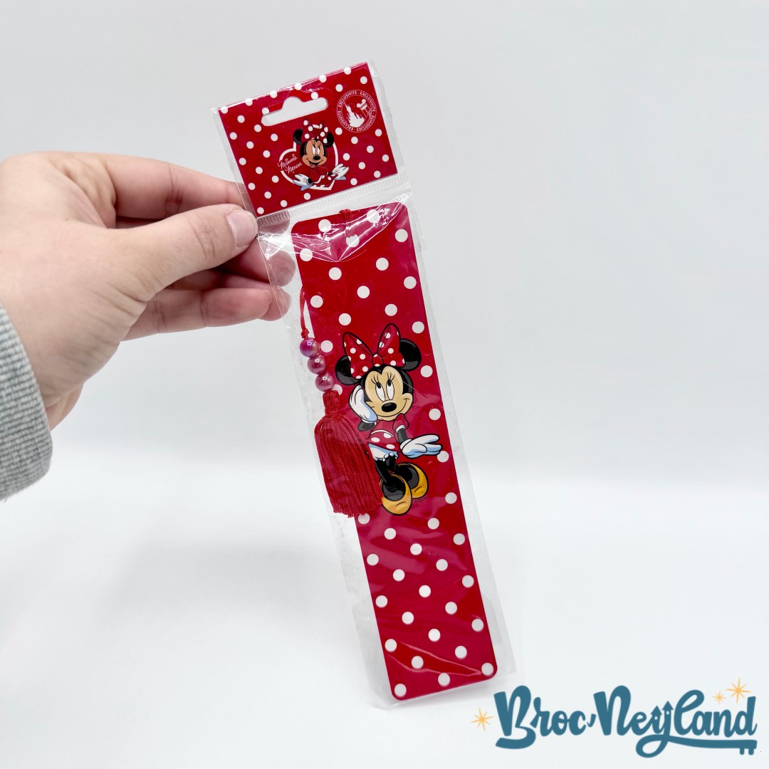 Marque-page-Minnie-Mouse-Disneyland-Paris-Disney-livre-rouge (4)