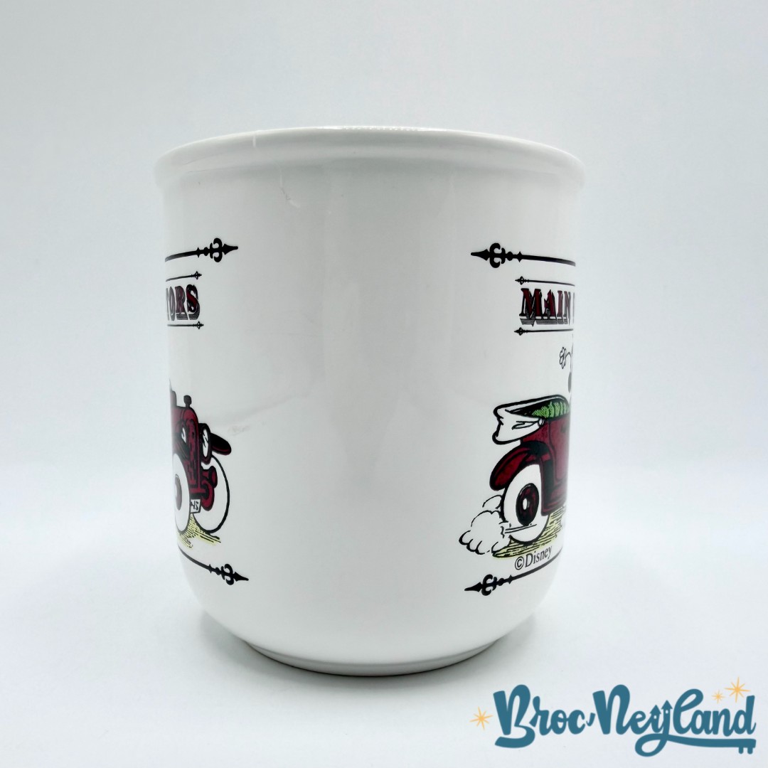 Tasse-Mickey-Minnie-Main-Street-Motors-Euro-Disney-mug-Disneyland-blanc-vintage (2)