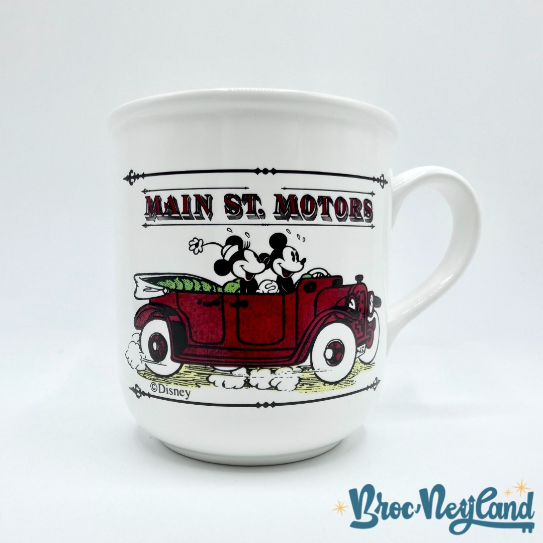 Tasse-Mickey-Minnie-Main-Street-Motors-Euro-Disney-mug-Disneyland-blanc-vintage (3)