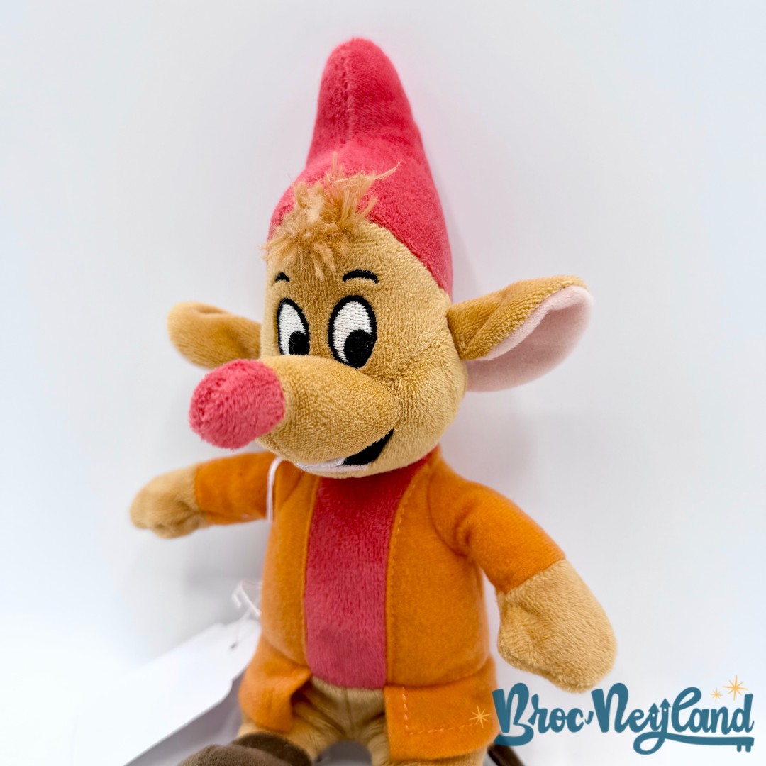 Peluche-Jaq-Jaq-souris-Cendrillon-Disney-Famosa-tee-shirt-orange-22-cm (3)