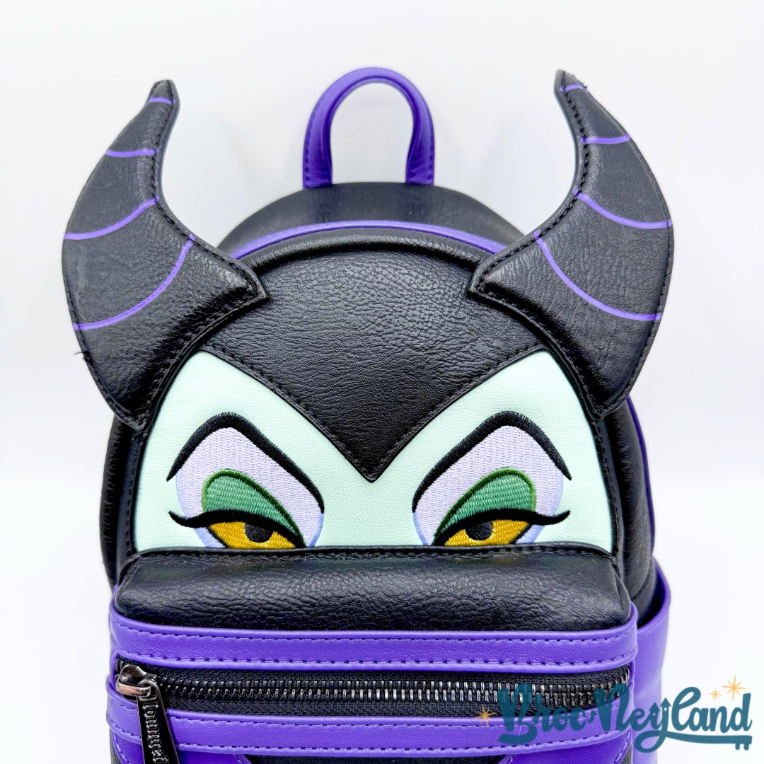 Sac-à-dos-Loungefly-Maléfique-Cosplay-Face-Disney-La-Belle-au-Bois-Dormant-noir-violet (3)