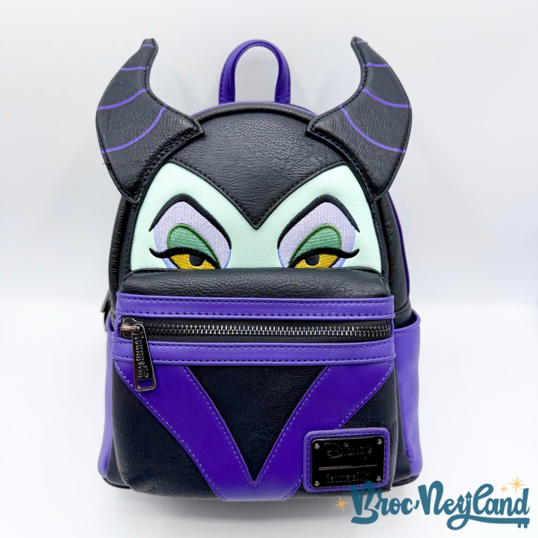 Sac-à-dos-Loungefly-Maléfique-Cosplay-Face-Disney-La-Belle-au-Bois-Dormant-noir-violet (4)