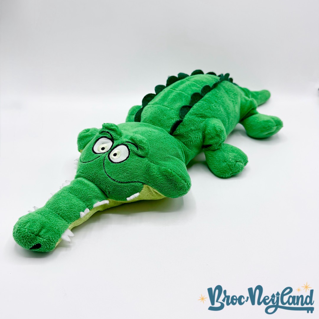 Peluche-Tic-Tac-Crocodile-Peter-Pan-Disney-Store-Exclusive-vert-écusson-55-cm (4)