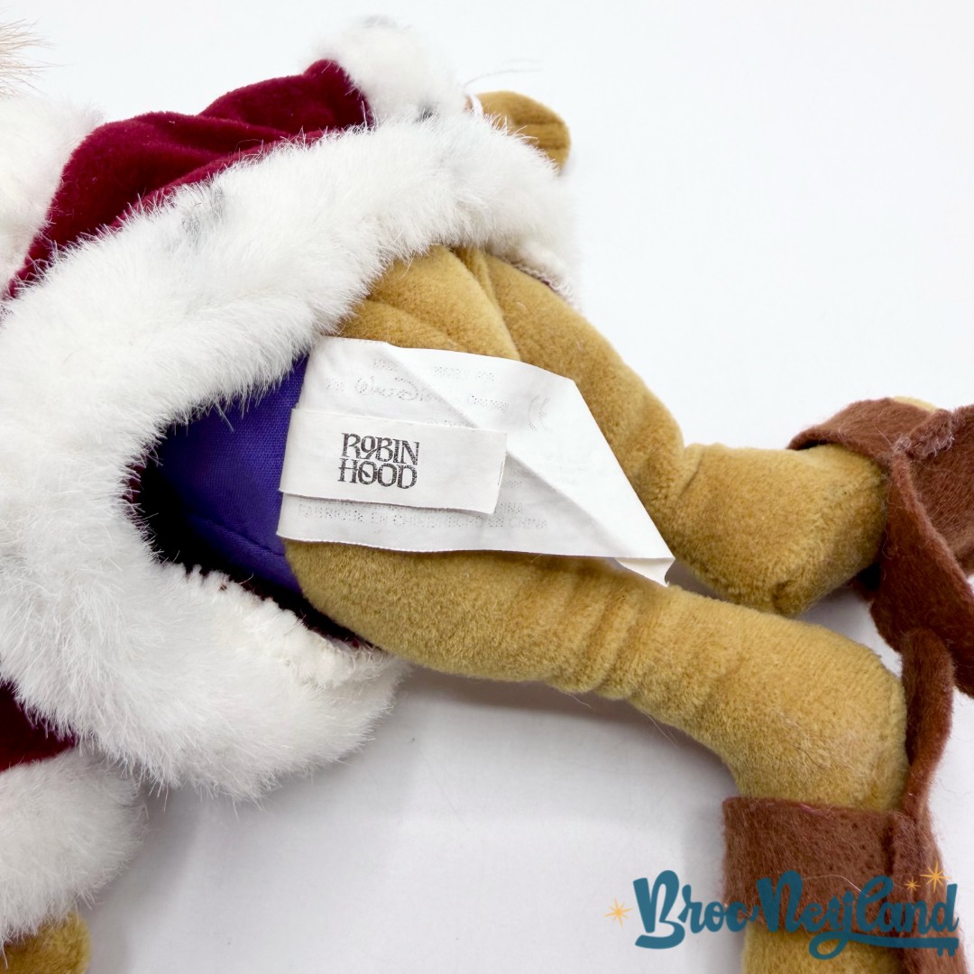 Peluche-Prince-Jean-Robin-des-Bois-Disney-Store-Walt-Disney-Company-lion-couronne-26-cm (5)