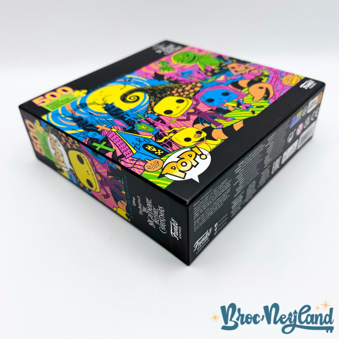 Puzzle-500-pièces-POP-étrange-Noël-de-Mr-Jack-Black-Light-Disney-Funko-Games-casse-têtes  (2)