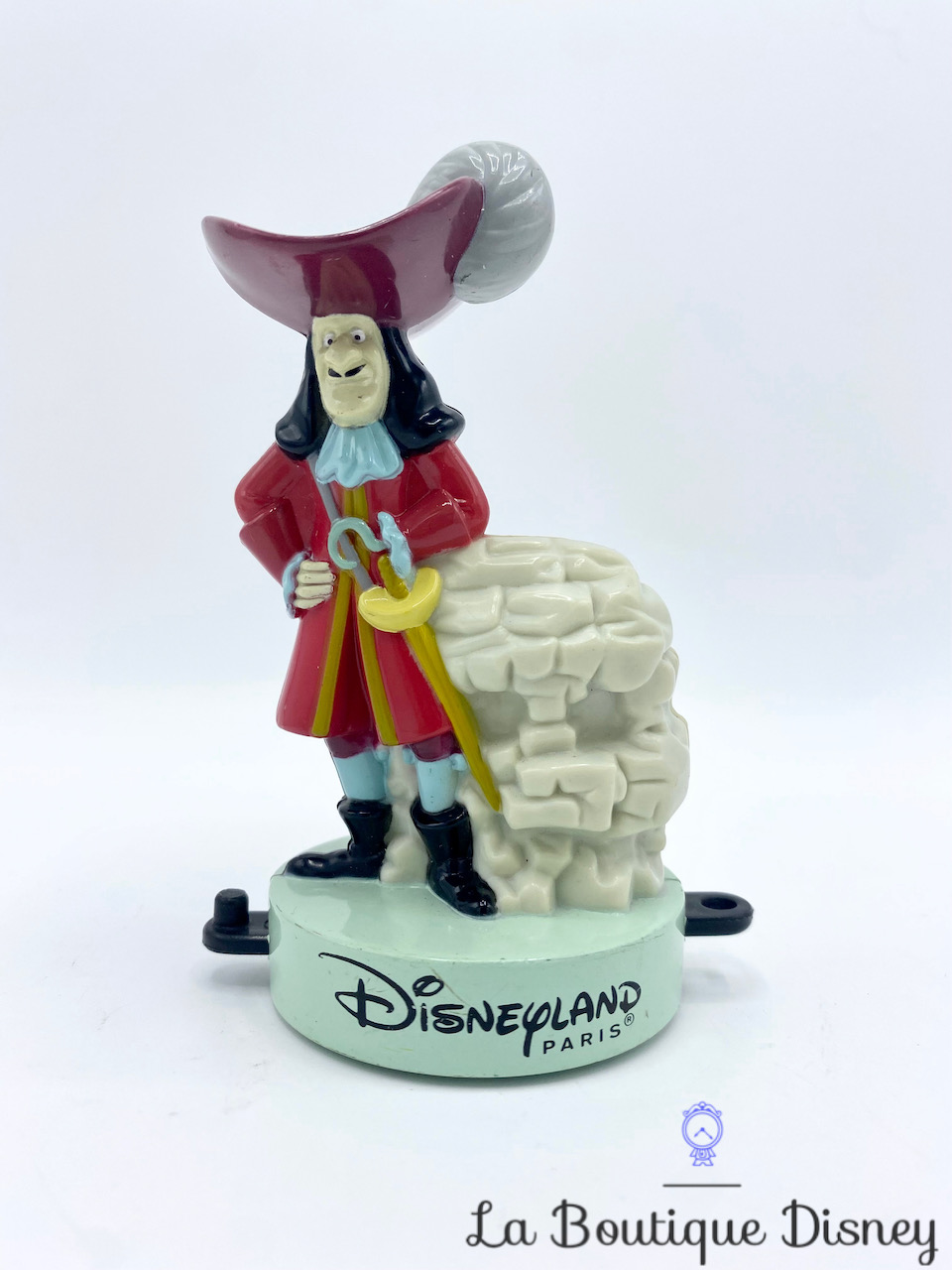 Figurine tampon Capitaine Crochet Peter Pan McDonald\'s Disneyland Paris Disney plastique 1999