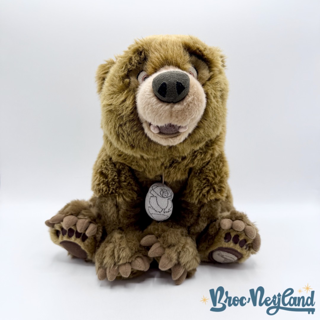 Peluche-Kenaï-Frère-des-Ours-Disneyland-Paris-Disney-ours-marron-collier-28-cm (2)