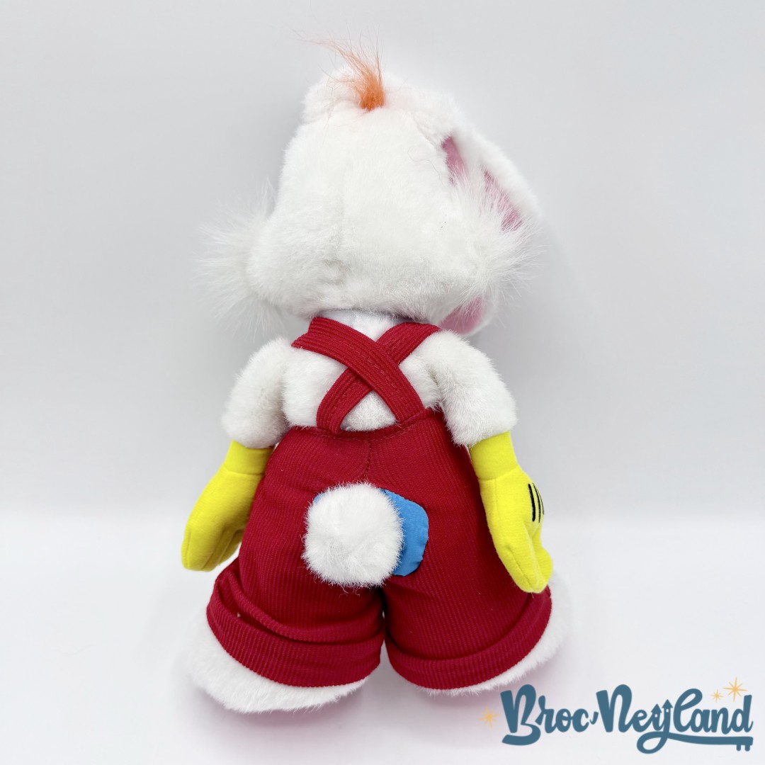 Peluche-Roger-Rabbit-Euro-Disney-Disneyland-lapin-blanc-salopette-28-cm (4)
