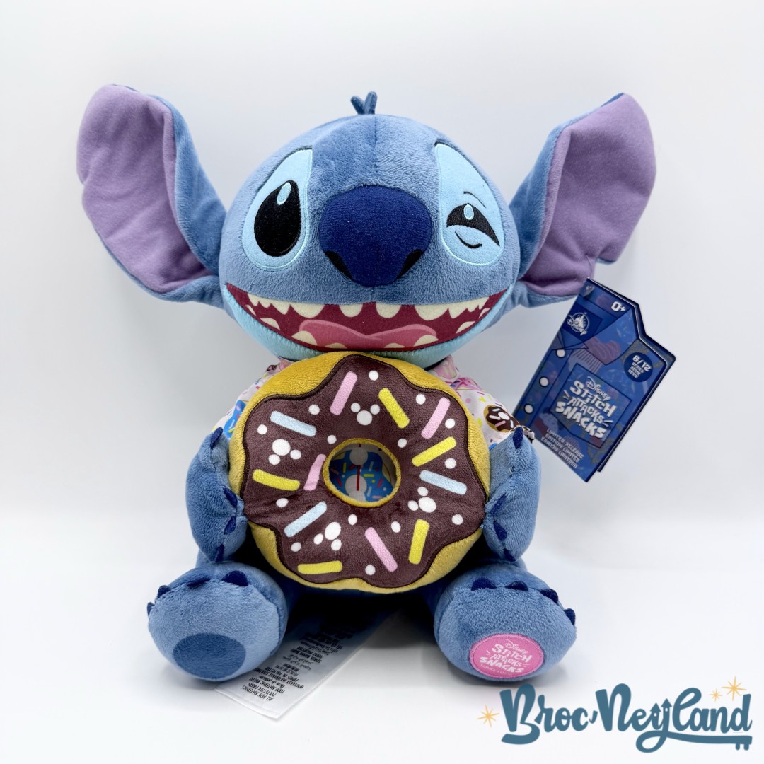 Peluche-Stitch-Attacks-Snacks-Donut-6-sur-12-Édition-limitée-Disney-Store-30-cm (2)