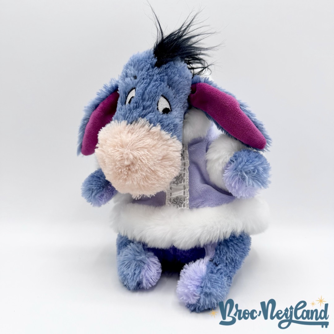 Peluche-Bourriquet-Noël-Disney-Store-Winnie-ourson-âne-bleu-manteau-hiver-écusson-24-cm (4)