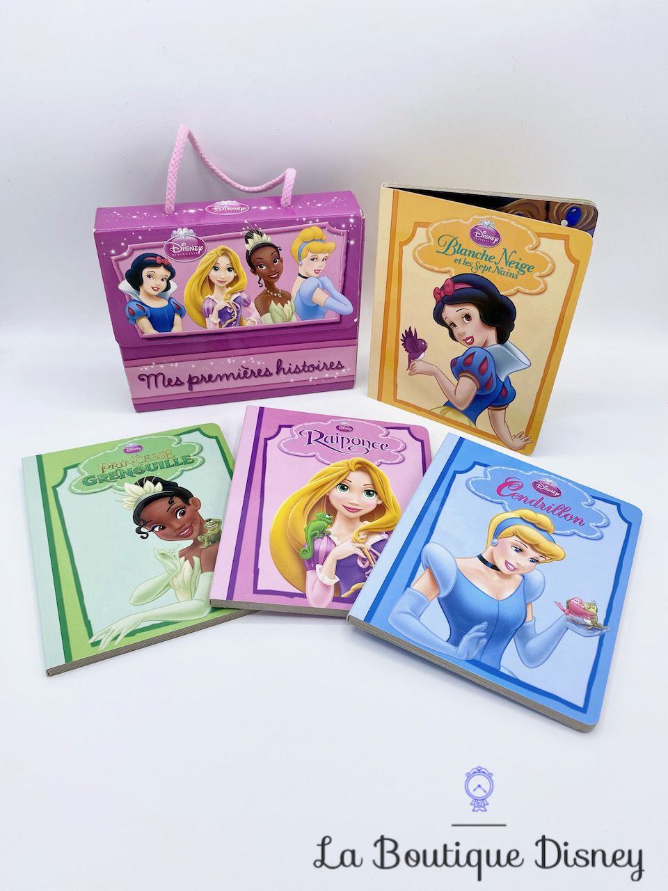 Coffret Livres Mes premières histoires Disney Princesse Blanche Neige Tiana  Raiponce Cendrillon Hachette Jeunesse