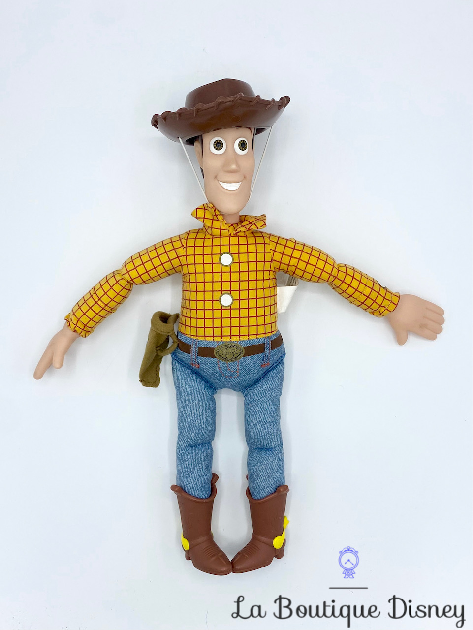 Poupée Woody Toy Story Disneyland Paris Disney cowboy chapeau marron jaune 33 cm
