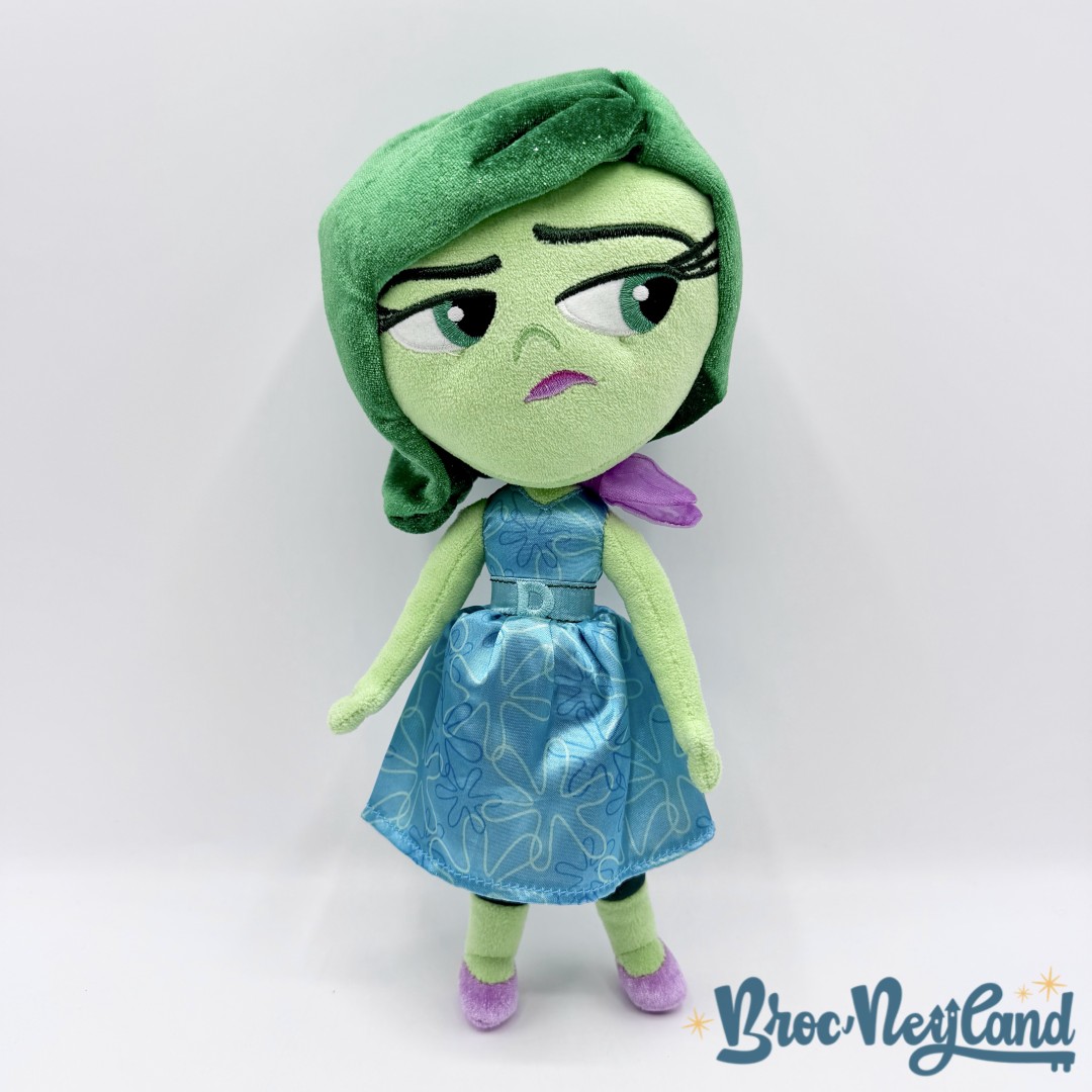 Peluche-Dégout-Vice-Versa-Disney-Store-2015-poupée-verte-30-cm (2)