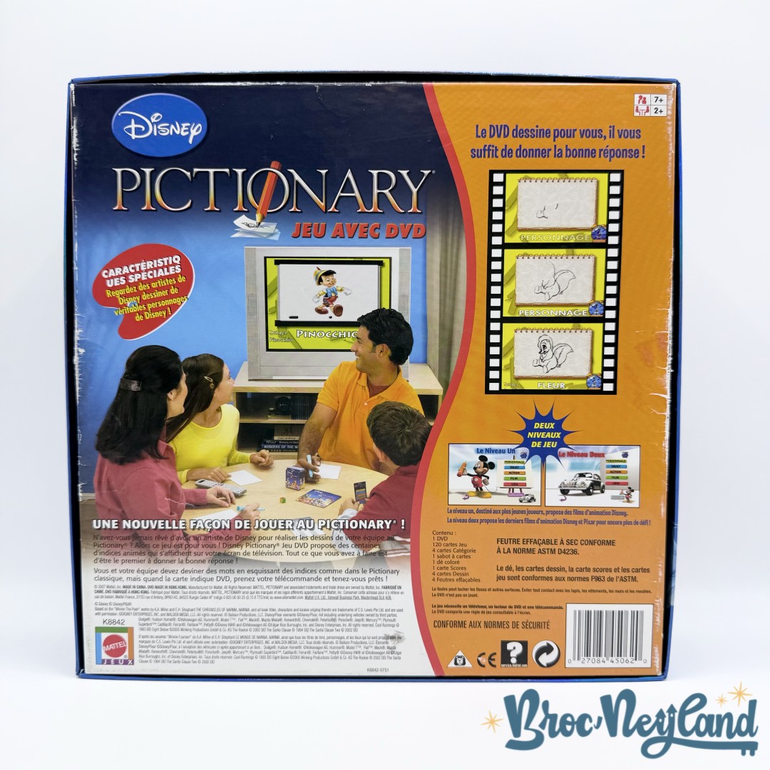 Jeu-de-société-Pictionary-Disney-Mattel-2007-Jeu-avec-DVD (4)
