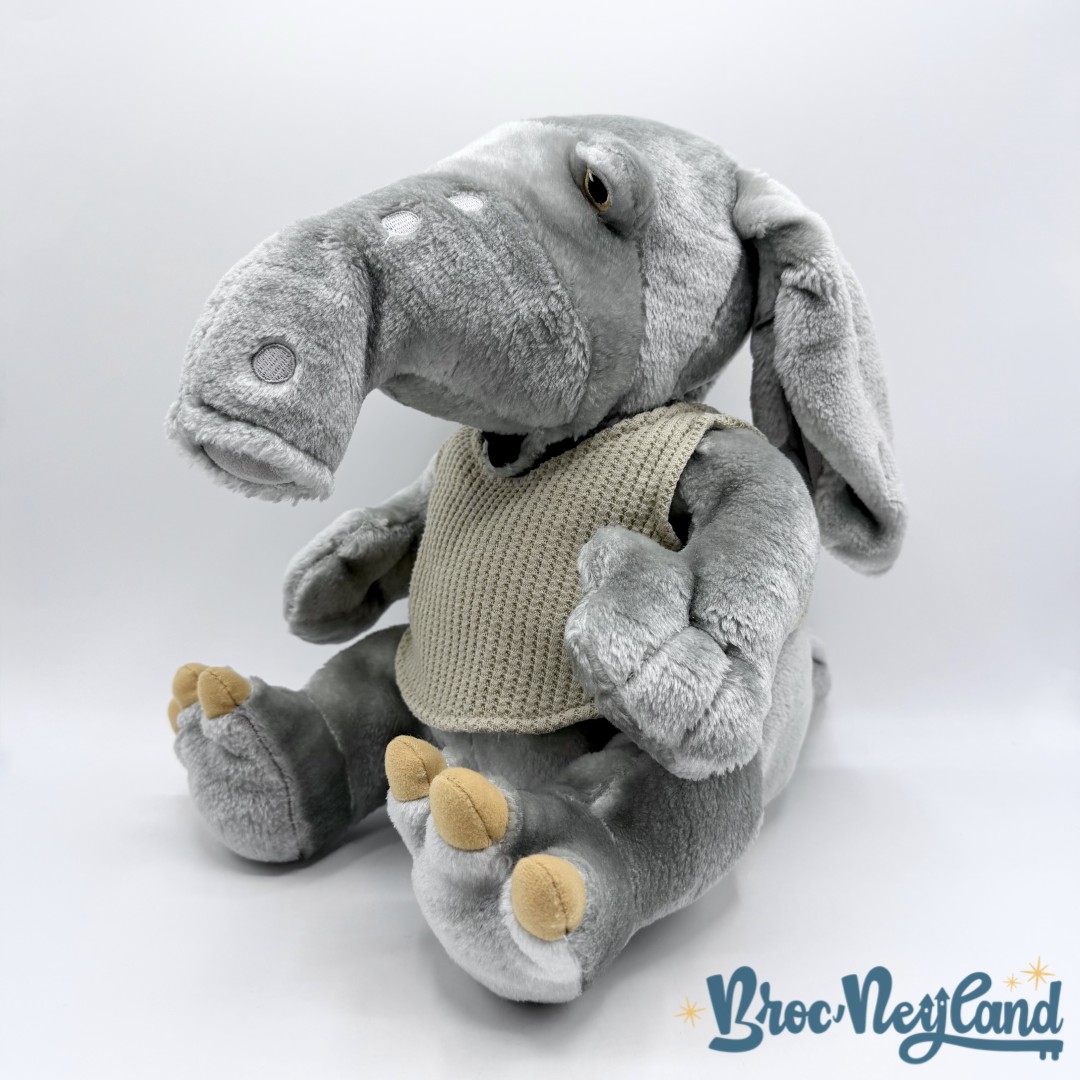 Peluche-Hooter-éléphant-Captain-EO-Disneyland-Paris-Disney-Attraction-Mickael-Jackson-gris-35-cm (7)
