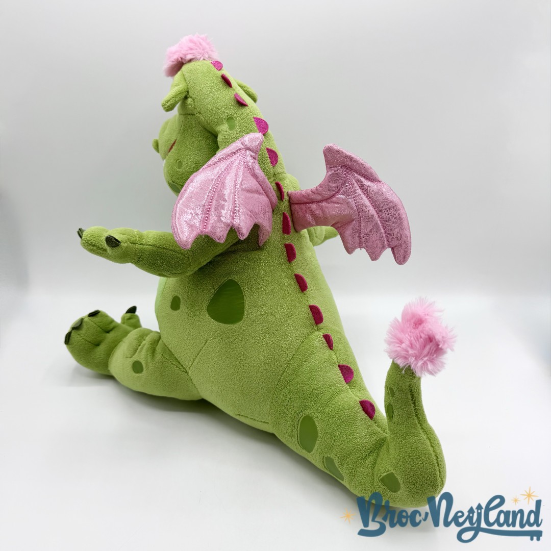 Peluche-elliott-le-Dragon-Main-Street-electrical-Parade-50th-Anniversary-Disney-Store-vert-ailes-37-cm (11)