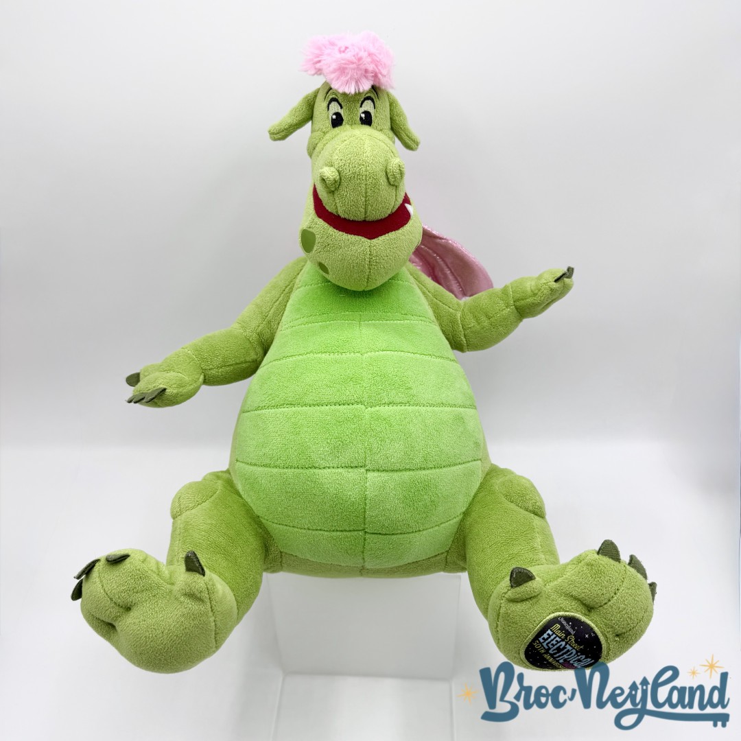 Peluche-elliott-le-Dragon-Main-Street-electrical-Parade-50th-Anniversary-Disney-Store-vert-ailes-37-cm (8)