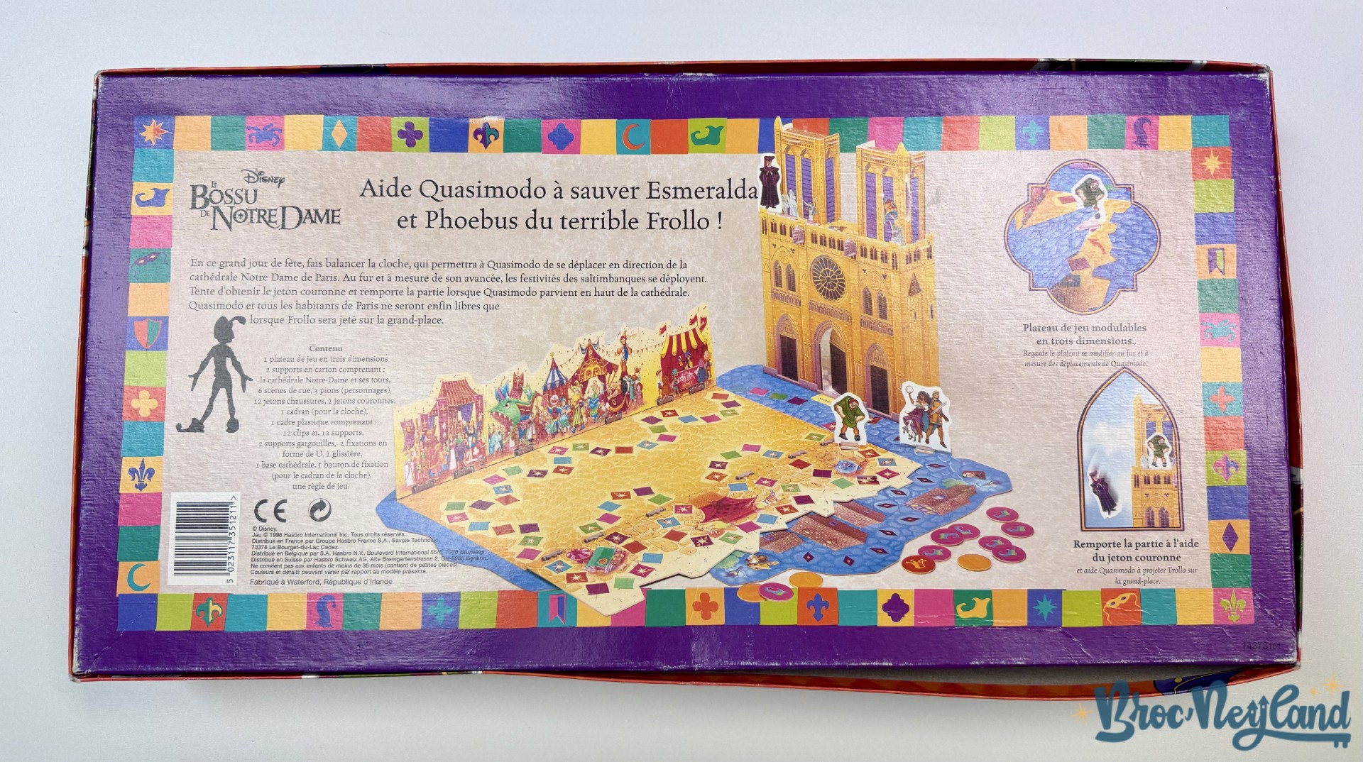 Jeu-de-société-Le-Bossu-de-Notre-Dame-Disney-MB-1996-vintage (4)