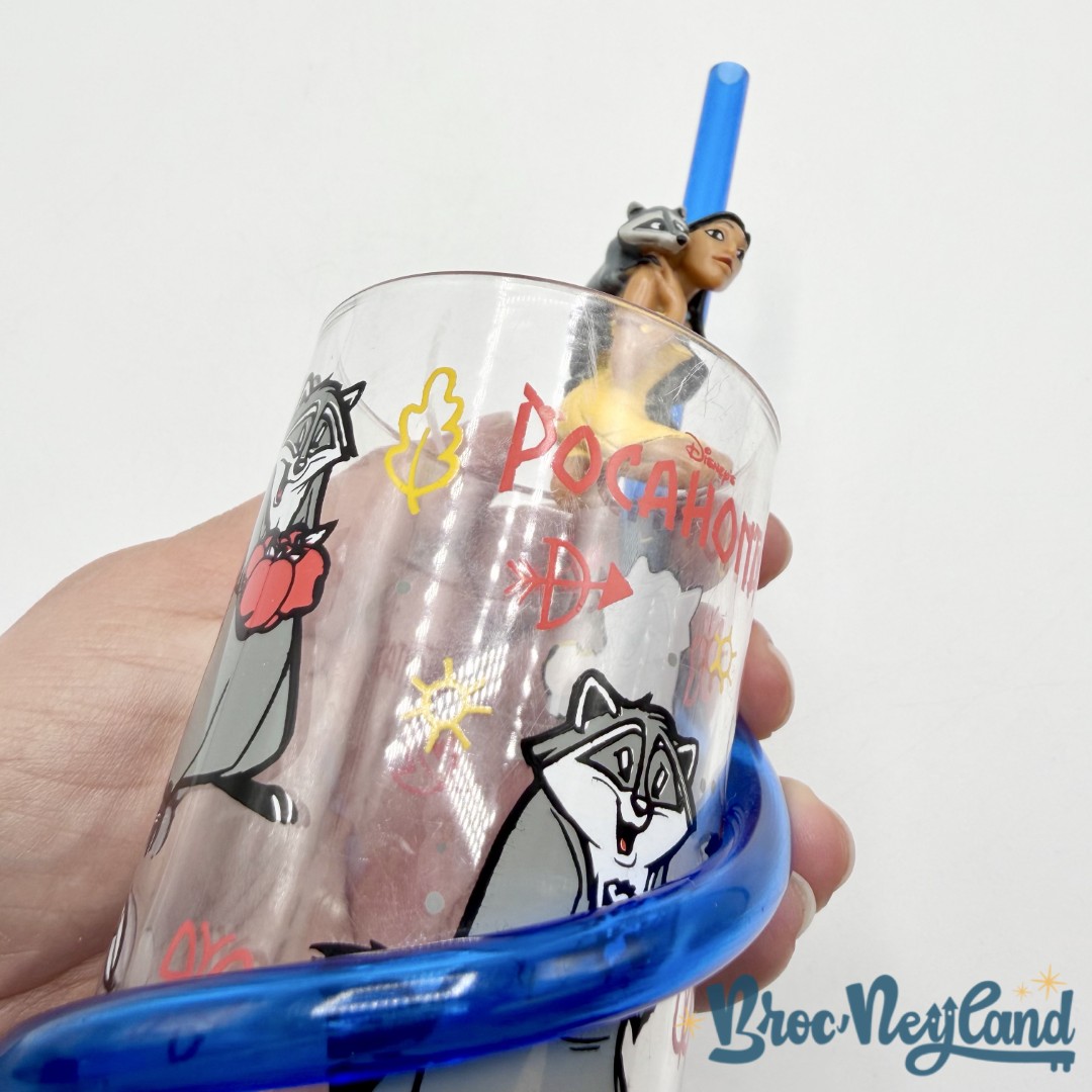 Verre-paille-Meeko-Pocahontas-Disneys-vintage-plastique (8)