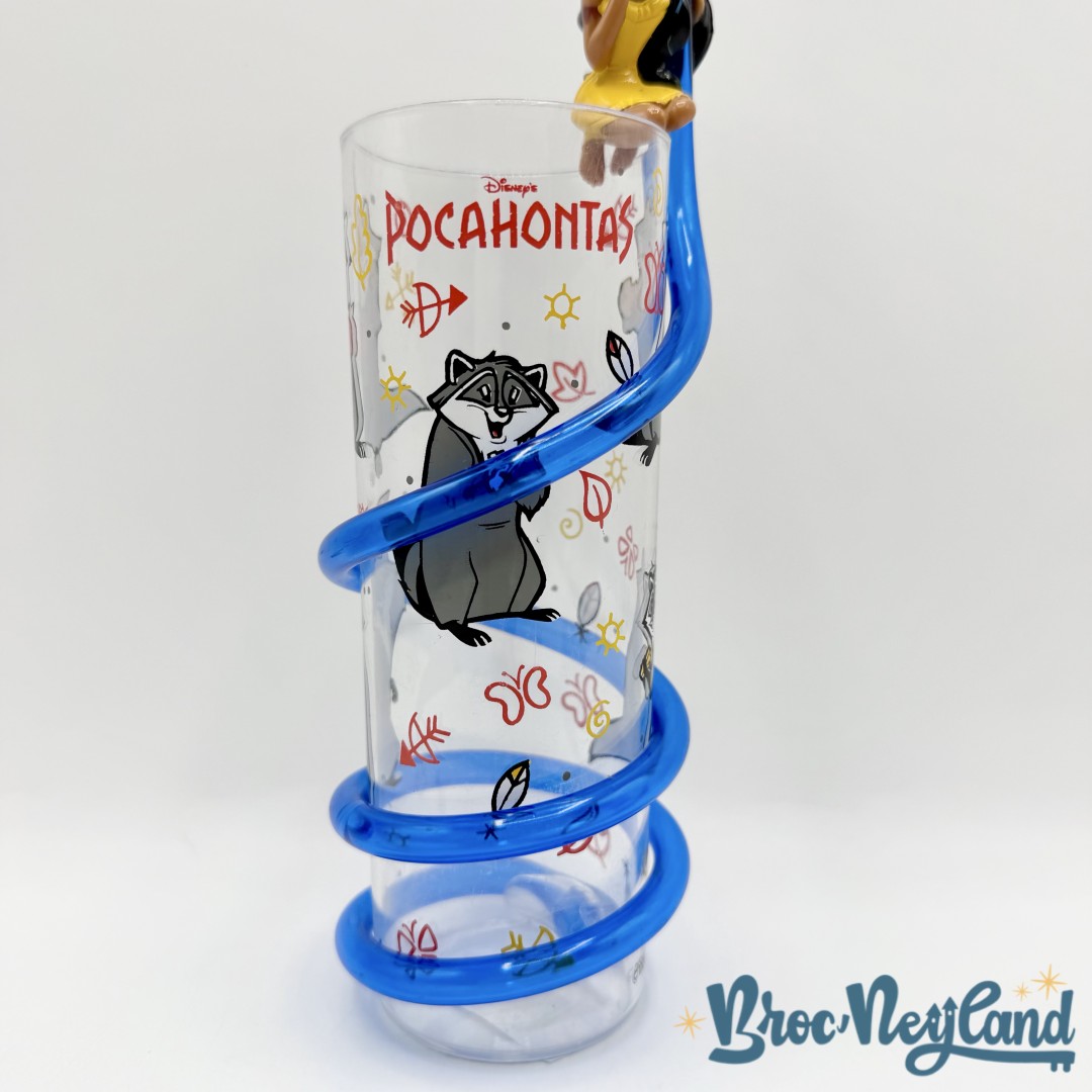 Verre-paille-Meeko-Pocahontas-Disneys-vintage-plastique (2)