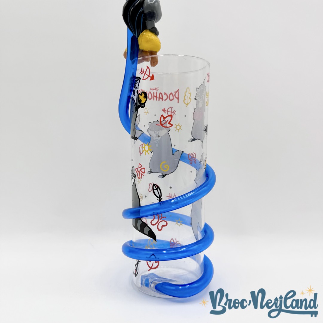 Verre-paille-Meeko-Pocahontas-Disneys-vintage-plastique (5)