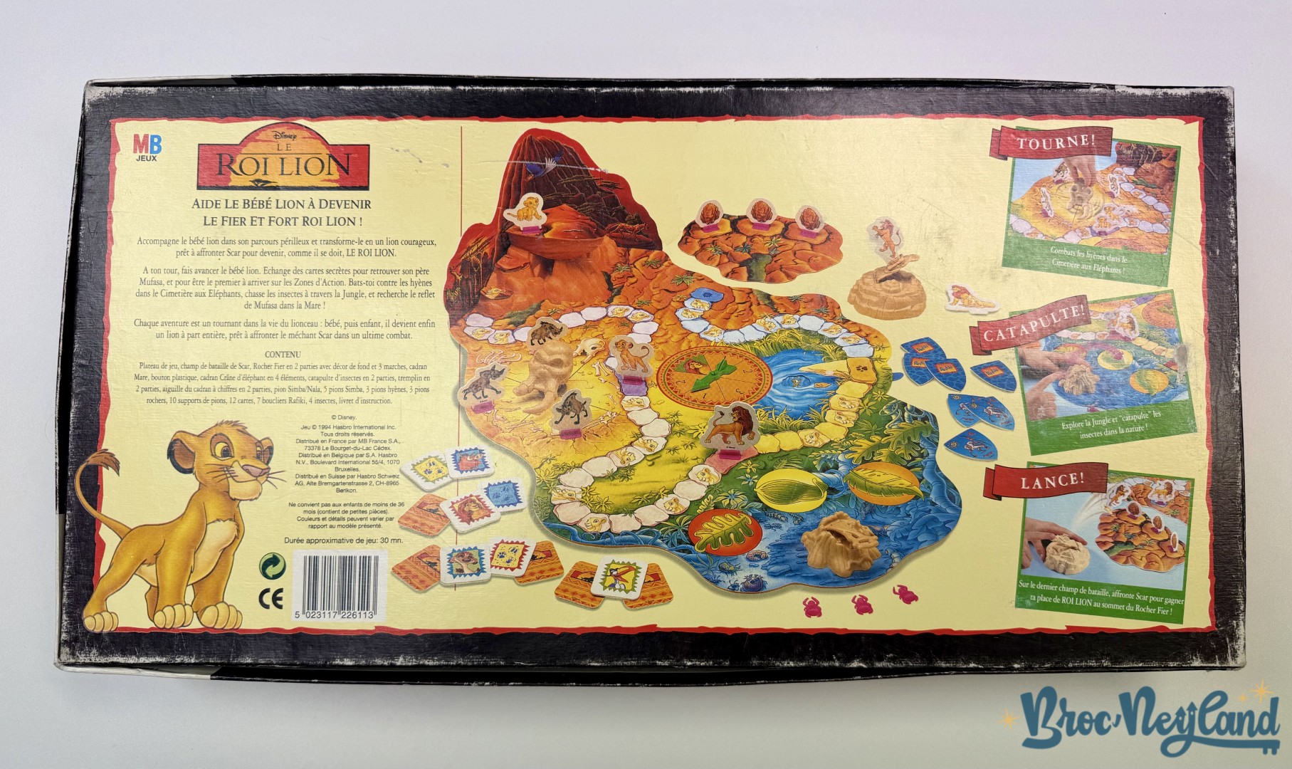 Jeu-de-société-Le-Roi-Lion-Disney-MB-1994-vintage (1)