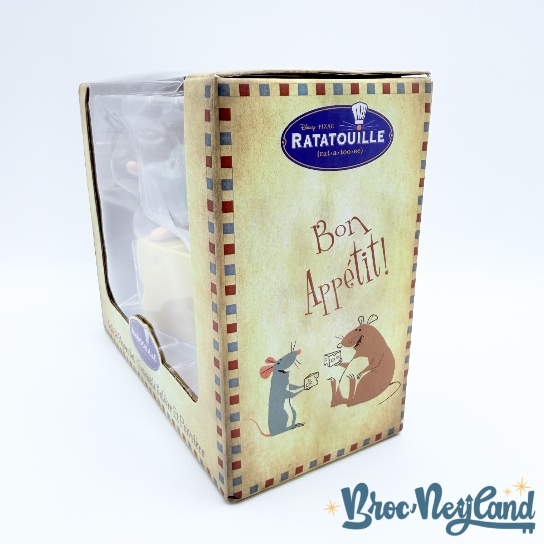 Salière Poivrière Mickey - Tête De Rat Années 30 - Porcelaine Saxe Allemagne